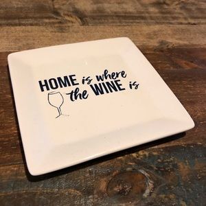 Square decor plate